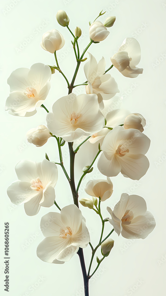 Obraz premium Odontoglossum Orchids flowers Isolated on white background.
