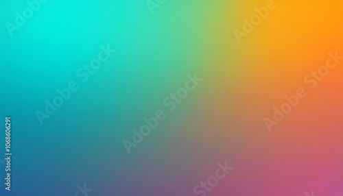 Abstract Gradient Background in Blue, Green,