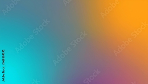 Abstract Gradient Background with Blue, Orange,