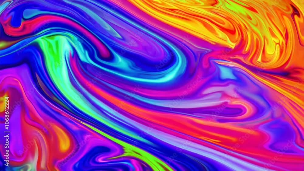 Vibrant abstract swirl of colors in fluid motion, showcasing blend of purple, blue, orange, and green hues, creating mesmerizing visual experience that evokes energy and creativity. Vibrant abstract swirl of colors in fluid motion, showcasing blend of purple, blue, orange, and green hues, creating mesmerizing visual experience that evokes energy and creativity.