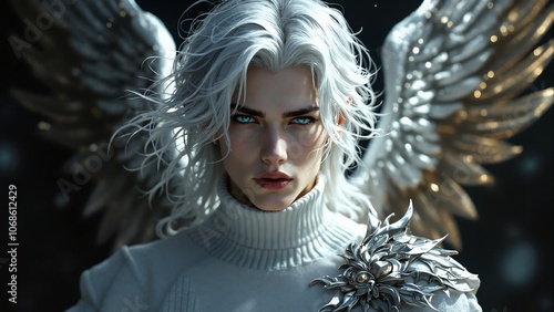 Ethereal Male Beauty Portrait