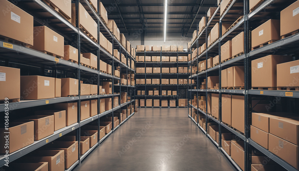 Futuristic Data Storage Warehouse Futuristic Data Storage Warehouse