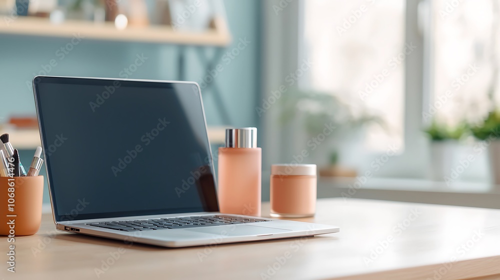 Enhance your workspace with a stylish laptop and minimalist desk accessories for productivity Enhance your workspace with a stylish laptop and minimalist desk accessories for productivity