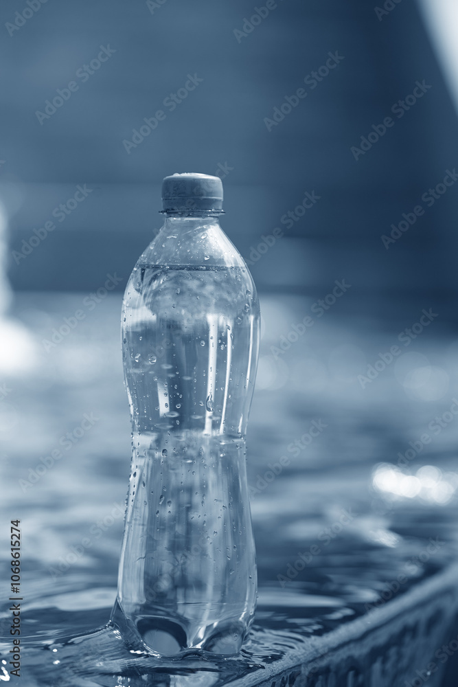 pure water in the plastic bottle pure water in the plastic bottle