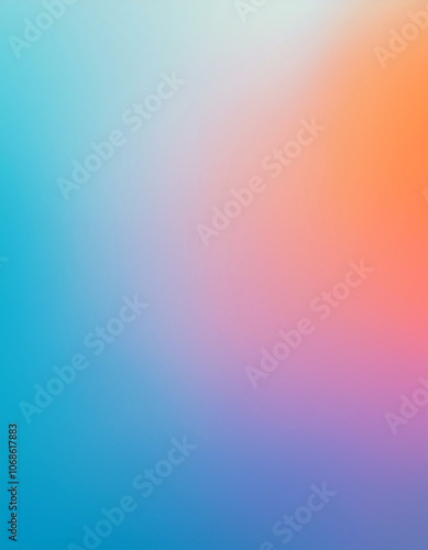 Abstract Gradient Background in Blue, Pink and