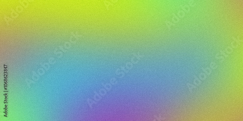 abstract gradient yellow green and blue texture noise background for poster banner