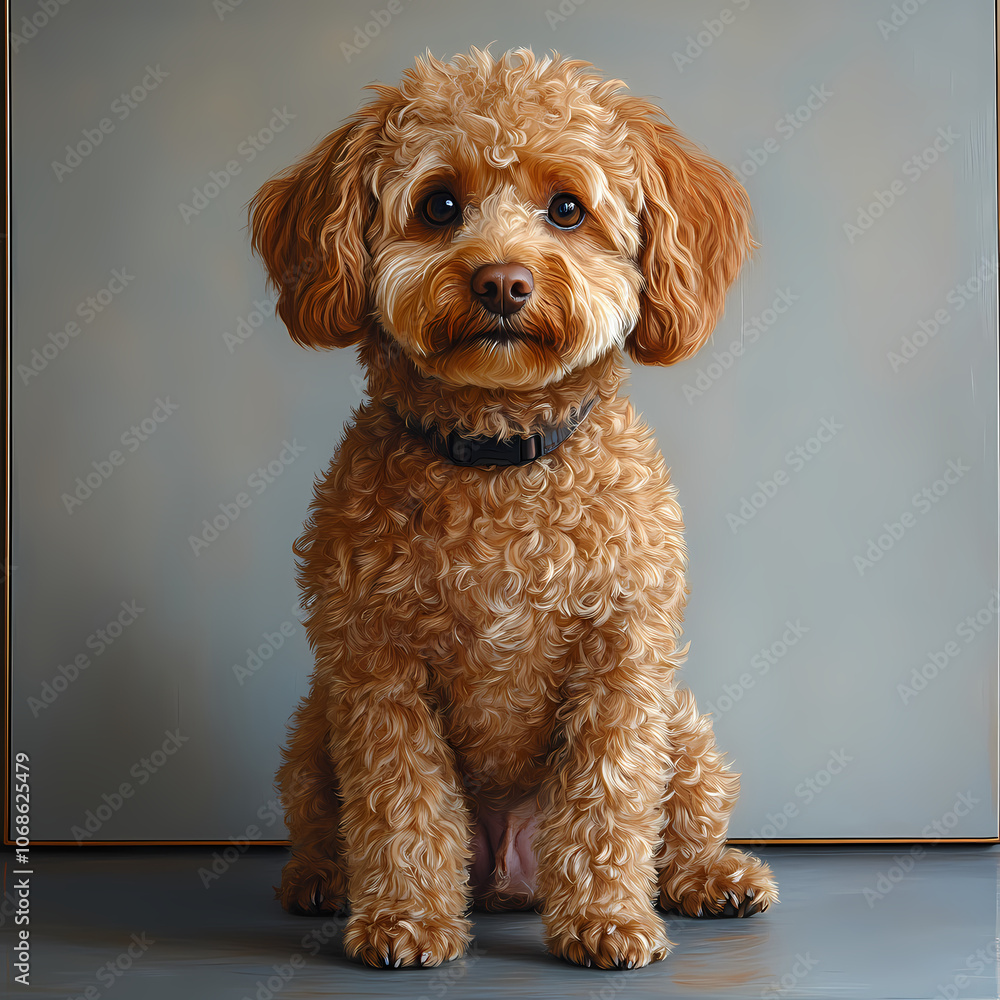 poodle dog,Full body image of a poodle dog poodle dog,Full body image of a poodle dog