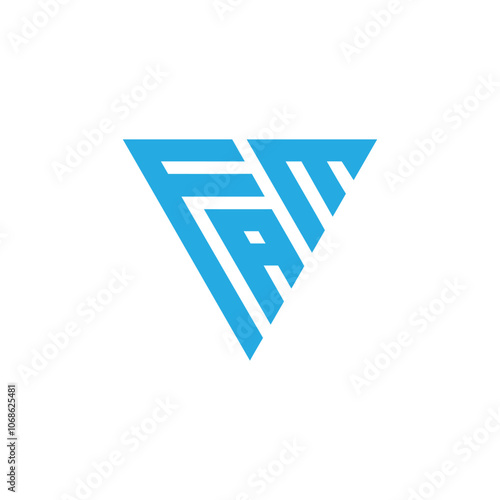 fam logo vector template, initial fam letter logo, fam icon design, fma design for monogram and any business.