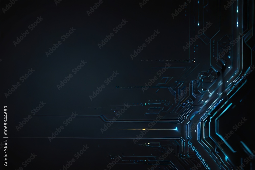 Obraz premium techno background