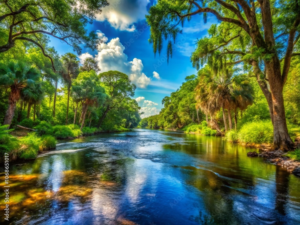 Tranquil Hillsborough River State Park Below The Rapids - Nature's Flow, Scenic Views, and Serene Landscapes Tranquil Hillsborough River State Park Below The Rapids - Nature's Flow, Scenic Views, and Serene Landscapes