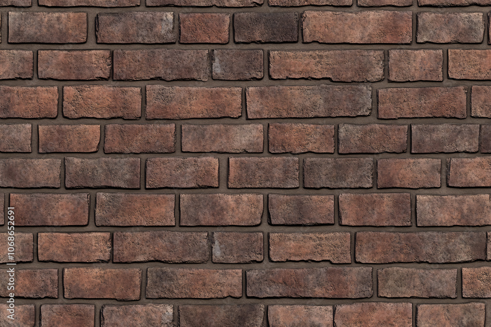A dark red brick wall with a uniform arrangement of bricks creating a solid and classic texture with a deep rustic aesthetic
A dark red brick wall with a uniform arrangement of bricks creating a solid and classic texture with a deep rustic aesthetic