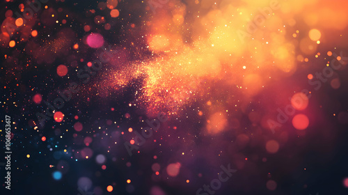 A high-tech abstract background featuring particles, symbolizing digital technology and modern innovation 