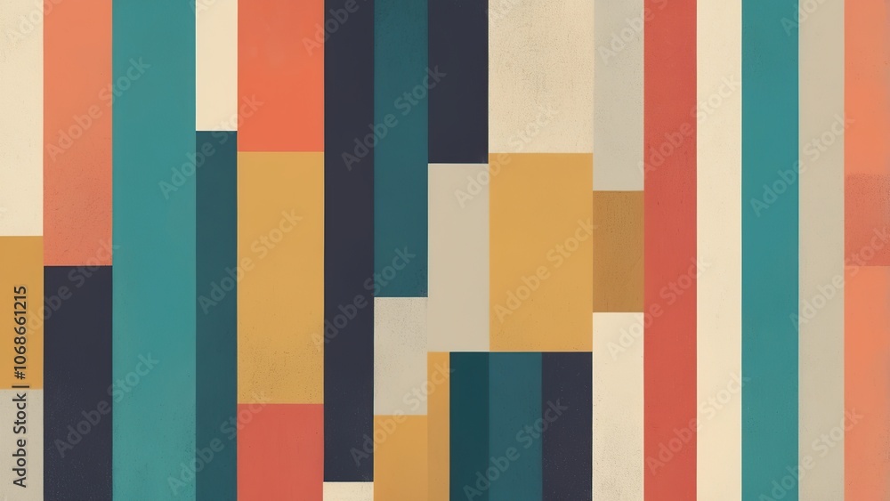 Abstract lines background in retro colors Abstract lines background in retro colors