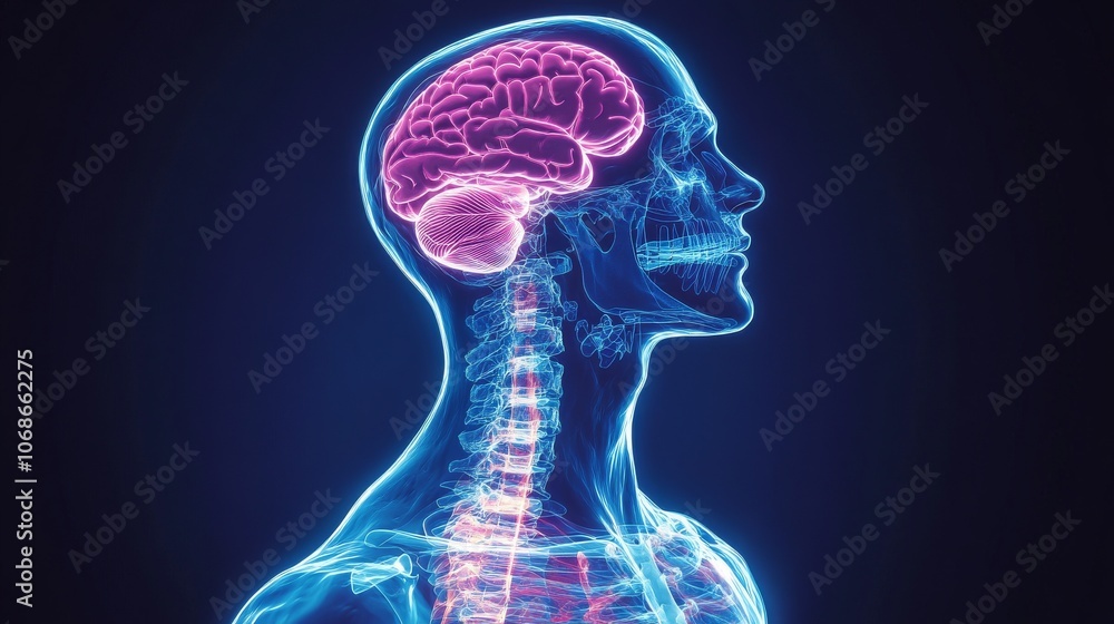 Chest and brain x-ray films Illustrations, stock photos Chest and brain x-ray films Illustrations, stock photos