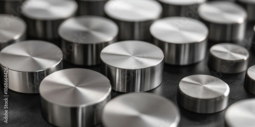 Diverse titanium applications in medical, aerospace, and industrial fields, durable and versatile photo