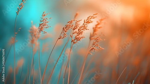 ears of wheat in the field