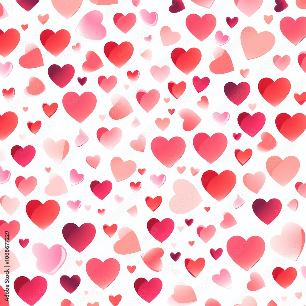 Valentine's day heart pattern - romantic design for cards and posters Valentine's day heart pattern - romantic design for cards and posters