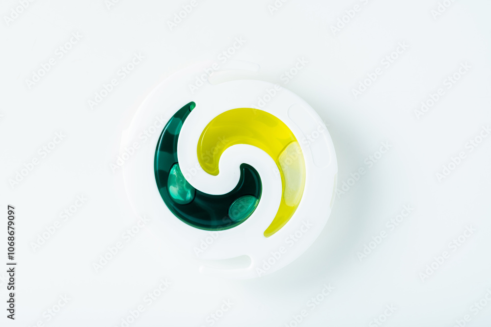 Freshener for dishwashers Deodorant on white Freshener for dishwashers Deodorant on white