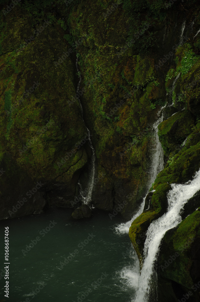 Waterfall in the mountains Waterfall in the mountains