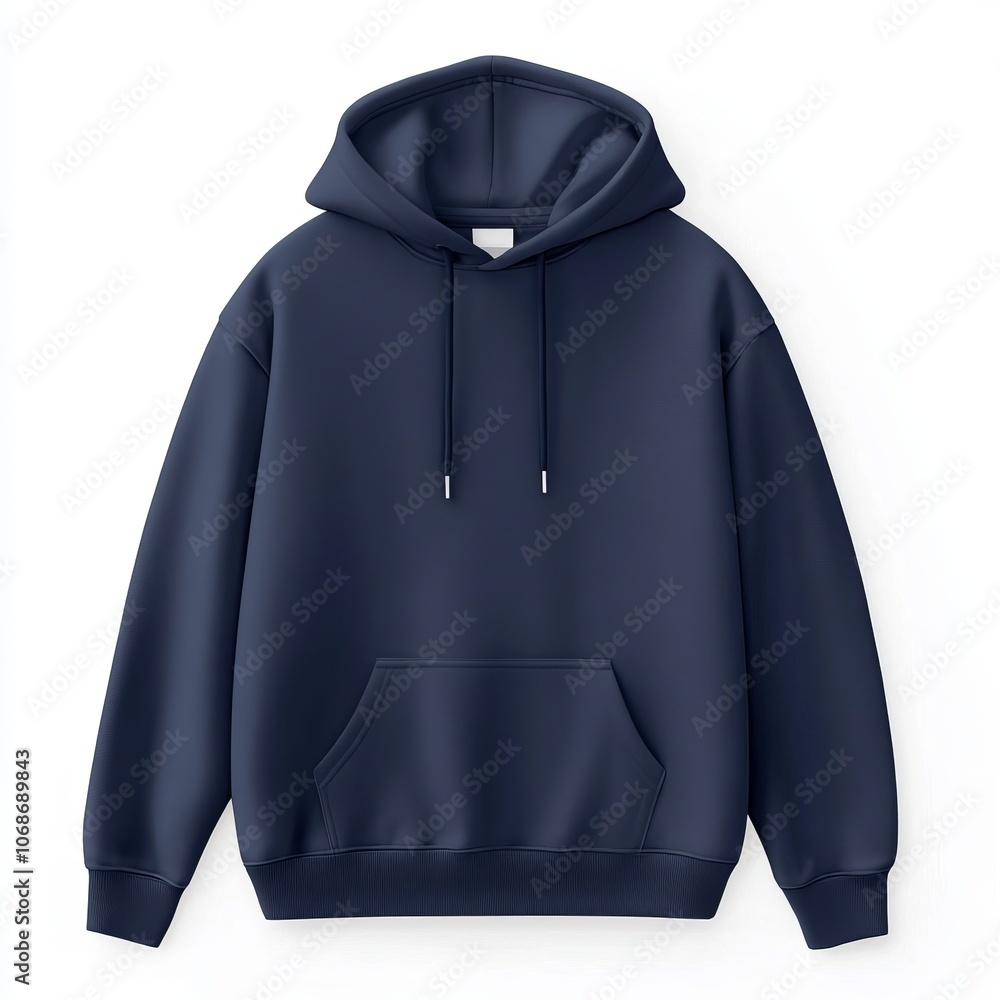 realistic high quality Navy Blue hoodie mockup isolated realistic high quality Navy Blue hoodie mockup isolated