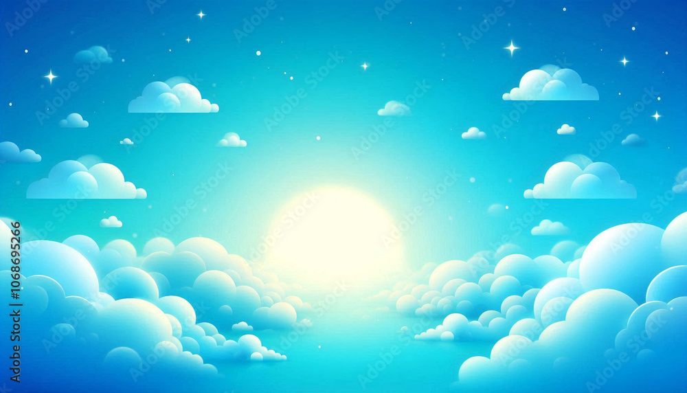 Blue curve background Blue curve background