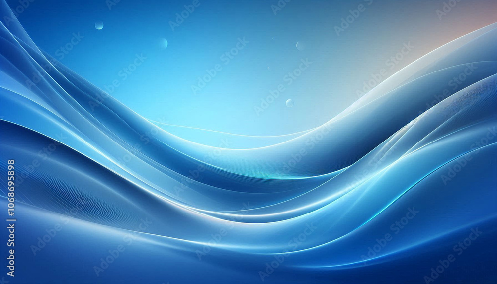 Fototapeta premium Blue curve background