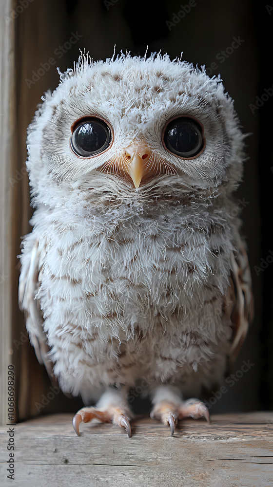Obraz premium Owls are nocturnal birds of prey known for their large, round eyes, sharp talons, and distinctive hoots. With feathers designed for silent flight, they hunt small animals under the cover of night.