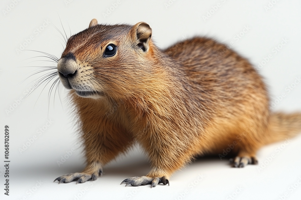 Small brown rodent with a black nose Small brown rodent with a black nose