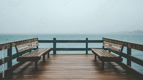 pier in the ocean