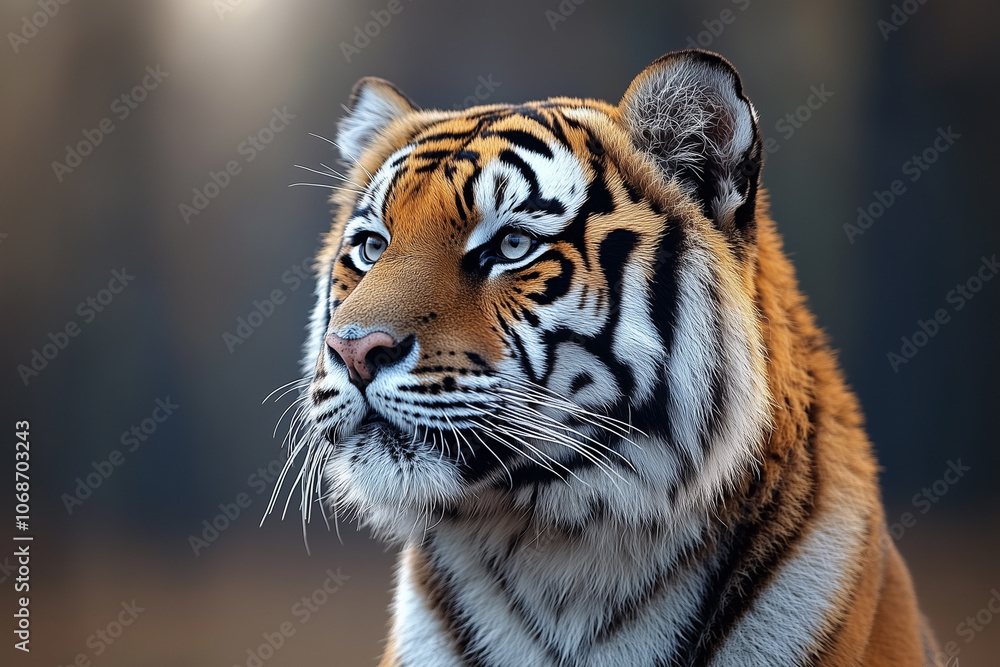 Fototapeta premium Tiger is looking at the camera