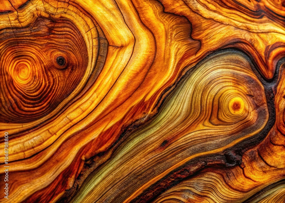 Close-up view of natural wood grain, a macro masterpiece. Close-up view of natural wood grain, a macro masterpiece.
