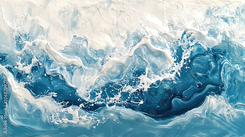 Abstract icy foam texture with light blue tones. Abstract icy foam texture with light blue tones.