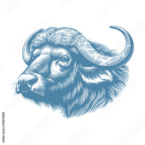 buffalo vector illustration