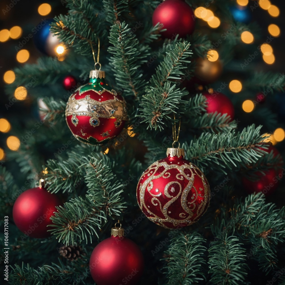 The holiday tree shines bright The holiday tree shines bright
