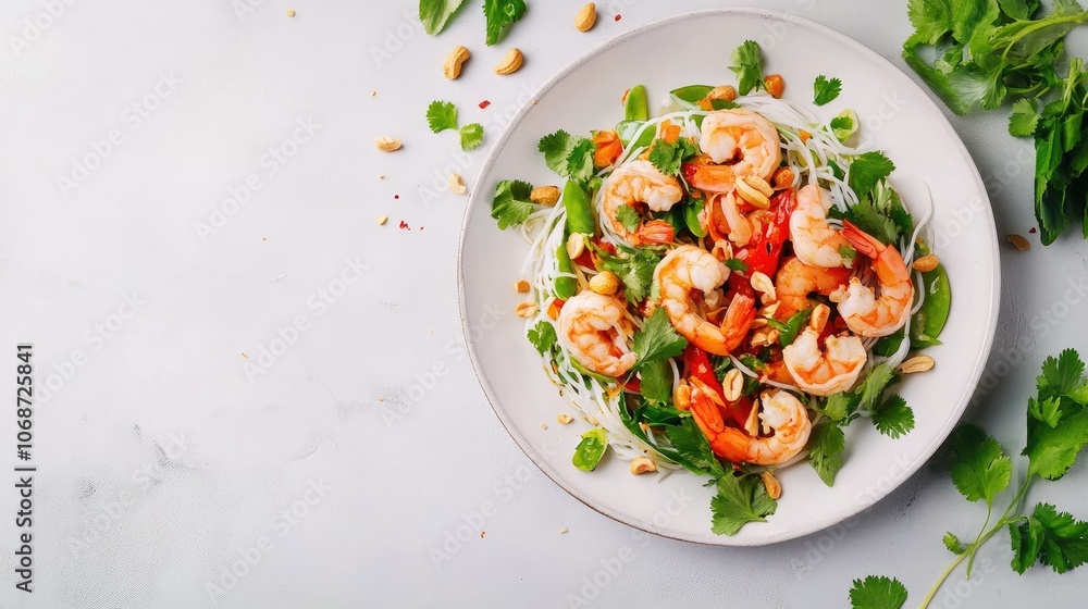 Fresh Shrimp Salad with Greens and Herbs Fresh Shrimp Salad with Greens and Herbs