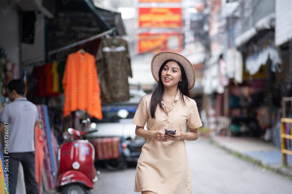 A woman wearing a hat A woman wearing a hat
