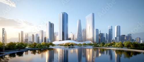 Innovative urban architecture redefines sustainable city skylines with smart technology