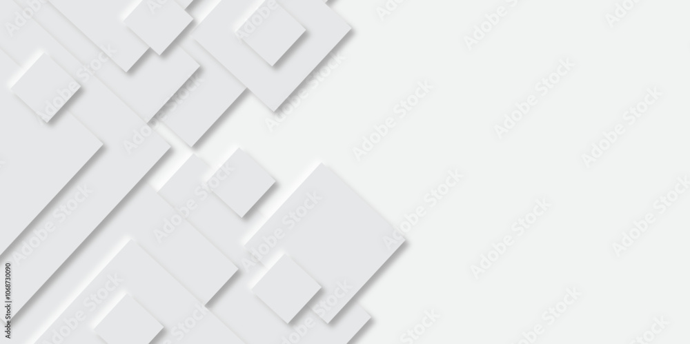 Abstract grey square shape with futuristic concept Embossed papercut background with neomorphism Abstract blurred background with Geometric light & white Space design concept.
Abstract grey square shape with futuristic concept Embossed papercut background with neomorphism Abstract blurred background with Geometric light & white Space design concept.