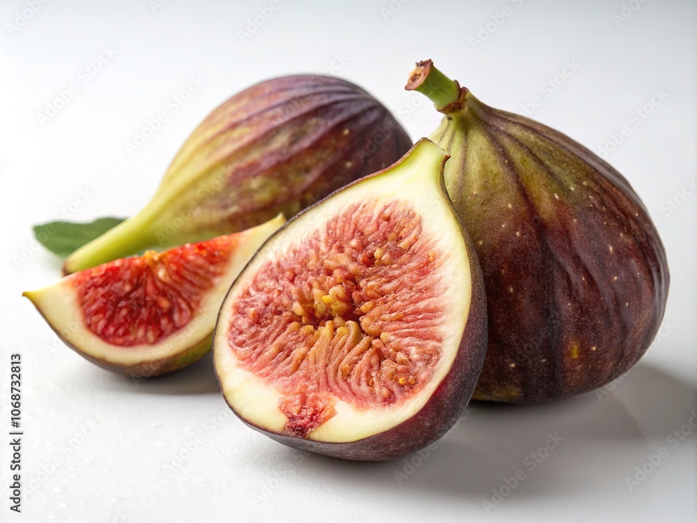 Minimalist Fig Higos Tropical Fruit Background AI Photography Minimalist Fig Higos Tropical Fruit Background AI Photography