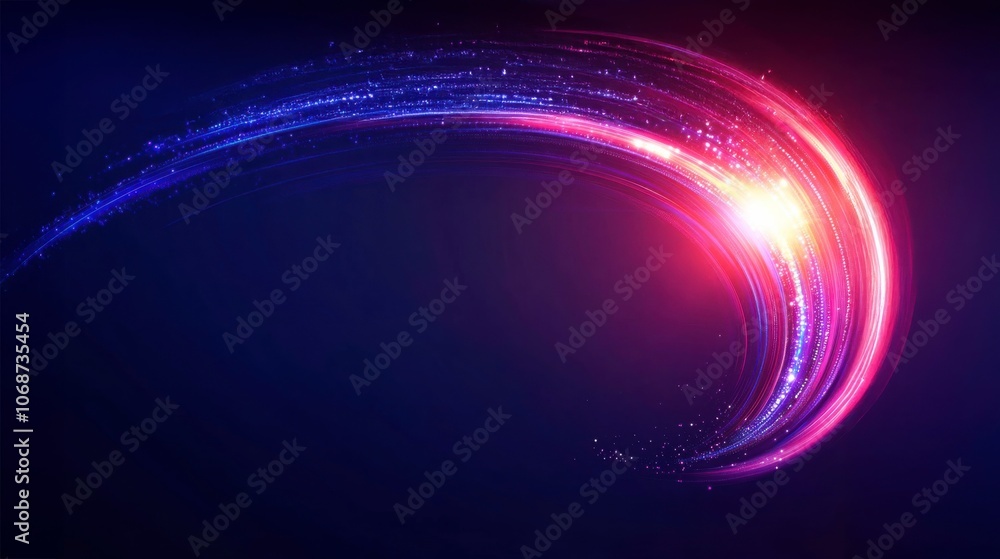 A vibrant trail of light arcs across a dark background, blending shades of purple and pink, evoking a sense of motion and energy. A vibrant trail of light arcs across a dark background, blending shades of purple and pink, evoking a sense of motion and energy.