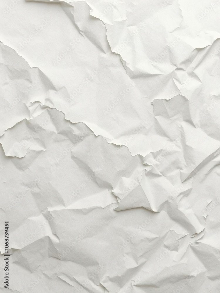 Recycled paper texture background with soft folds and creases, space Recycled paper texture background with soft folds and creases, space