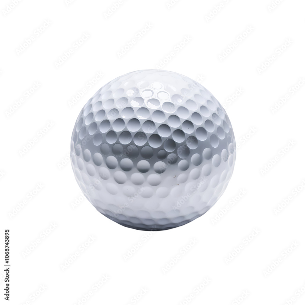 A white golf ball isolated on a black background. A white golf ball isolated on a black background.
