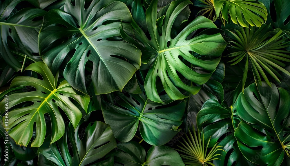 Tropical Oasis: A Stunning Natural Composition for your Text or Presentation Tropical Oasis: A Stunning Natural Composition for your Text or Presentation