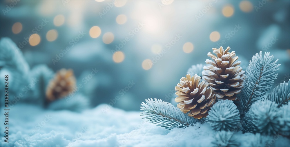 Christmas pine cone background Christmas pine cone background