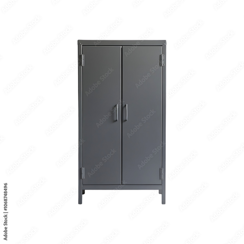 Locker isolated on a transparent background by AI generative. Locker isolated on a transparent background by AI generative.