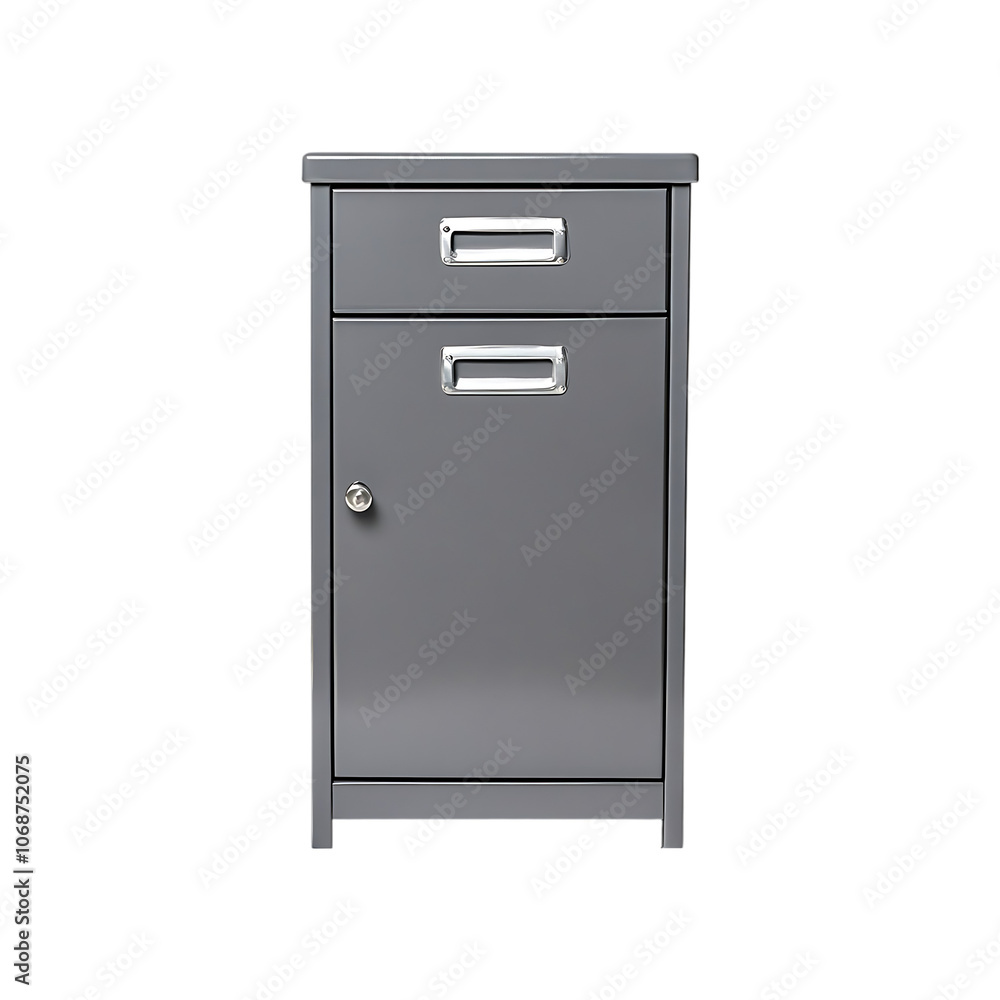 Locker isolated on a transparent background by AI generative. Locker isolated on a transparent background by AI generative.