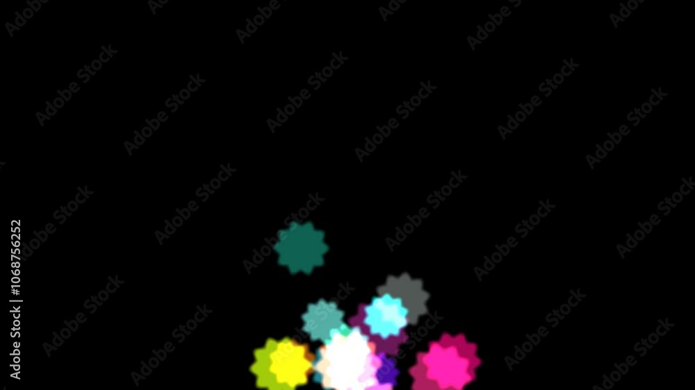 Colorful Blobs Floating in Space with Dynamic Motion and Vibrant Hues Colorful Blobs Floating in Space with Dynamic Motion and Vibrant Hues