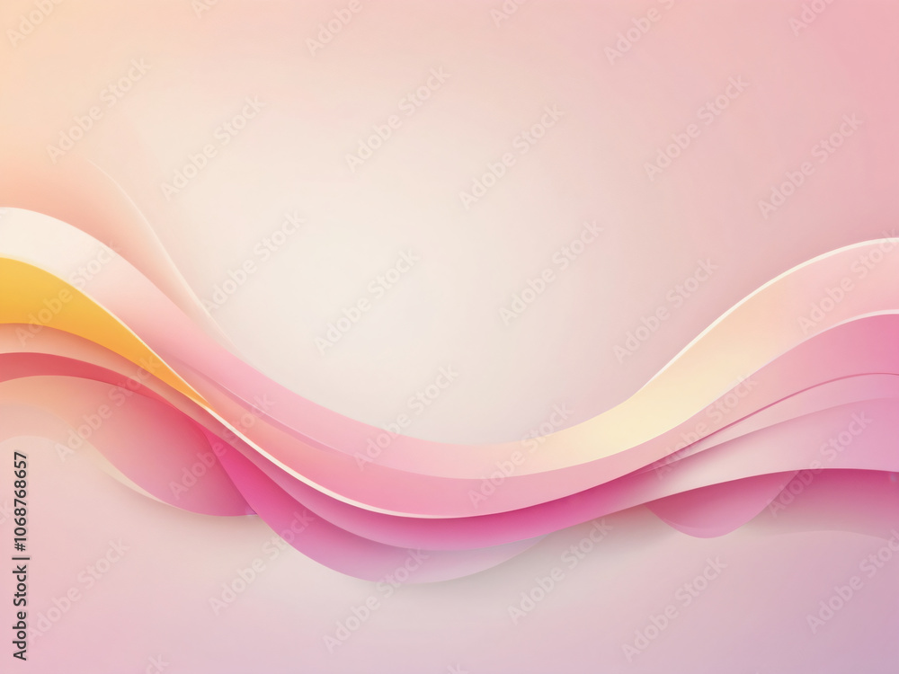 Smooth, abstract design with soft curves and ample blank space Smooth, abstract design with soft curves and ample blank space