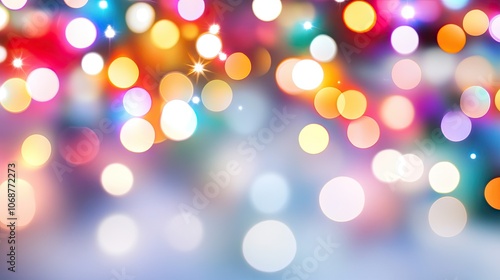 Colorful Bokeh Background for Creative Projects