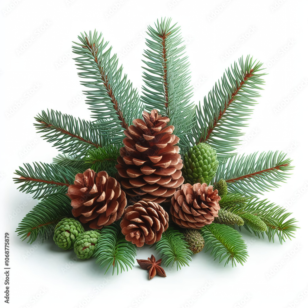 Parte decorativa de un árbol de navidad Parte decorativa de un árbol de navidad